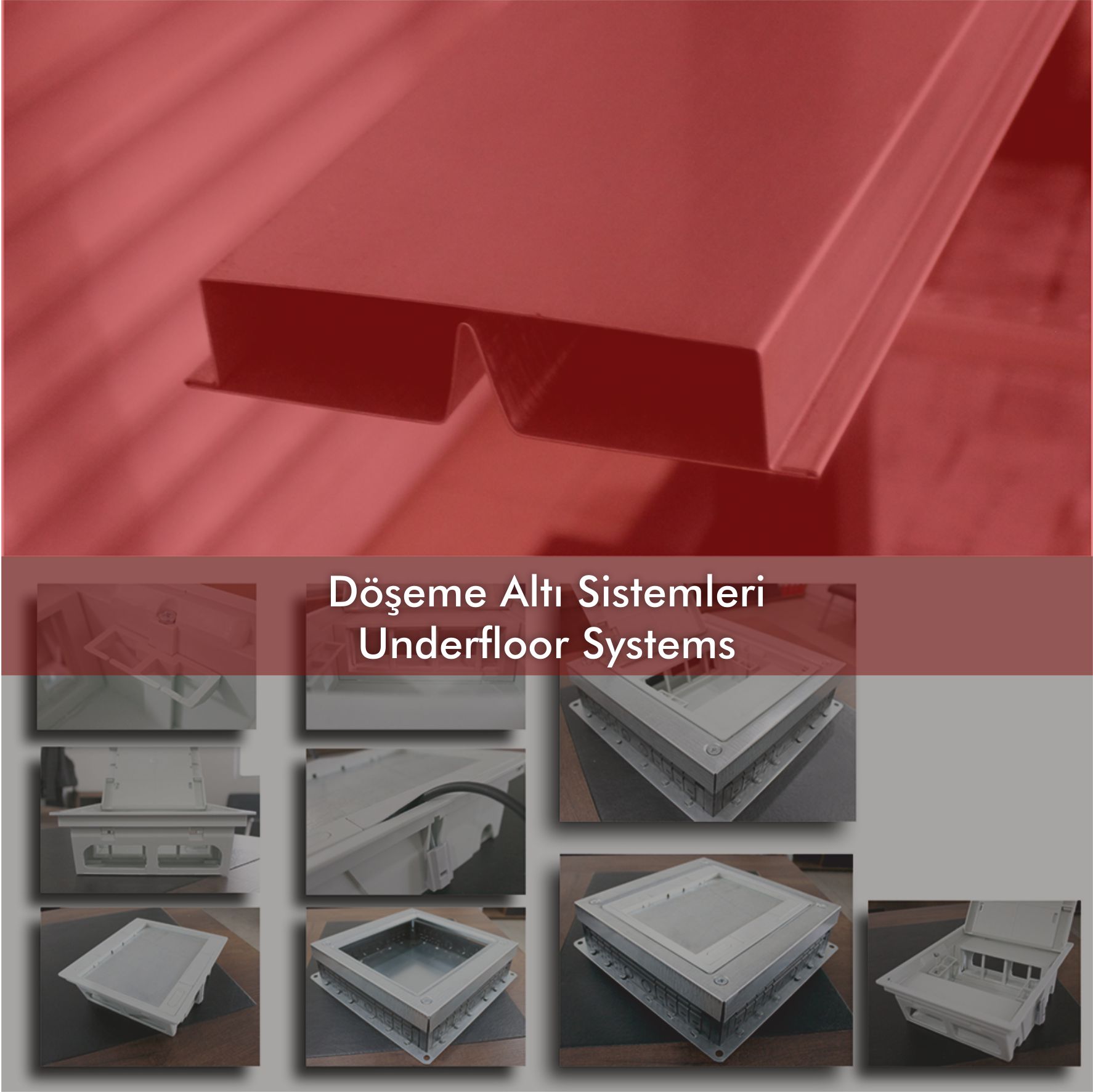 Döşeme Altı kablo kanalı