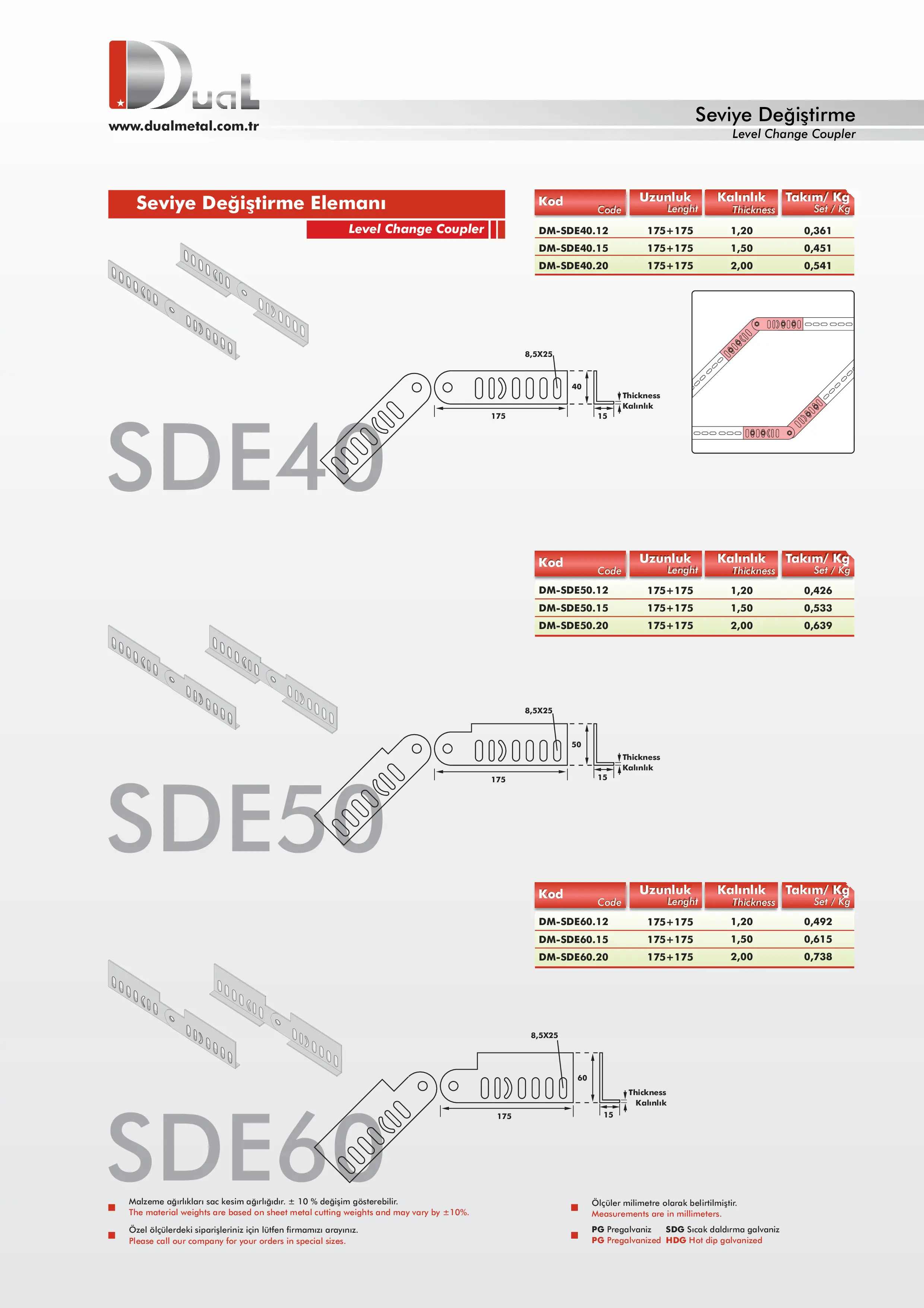 Seviye Değiştirme Elemanları